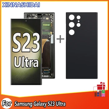 Ужин OLED Для Samsung S23 Ultra LCD Сенсорный Экран Дигитайзер Для Samsung Galaxy S23 Ultra 5G S918 S918B S918U Дисплей