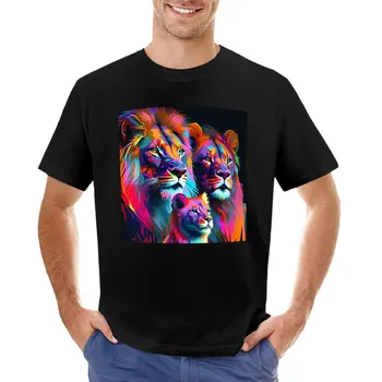 Футболка Lion Family African Tribal Savanna Lion Pride, корейская модная мужская тренировочная рубашка