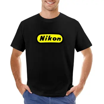 Футболка с логотипом Nikon 1960-х годов в стиле ретро, футболки на заказ, футболка с коротким рукавом, мужские футболки для мужчин